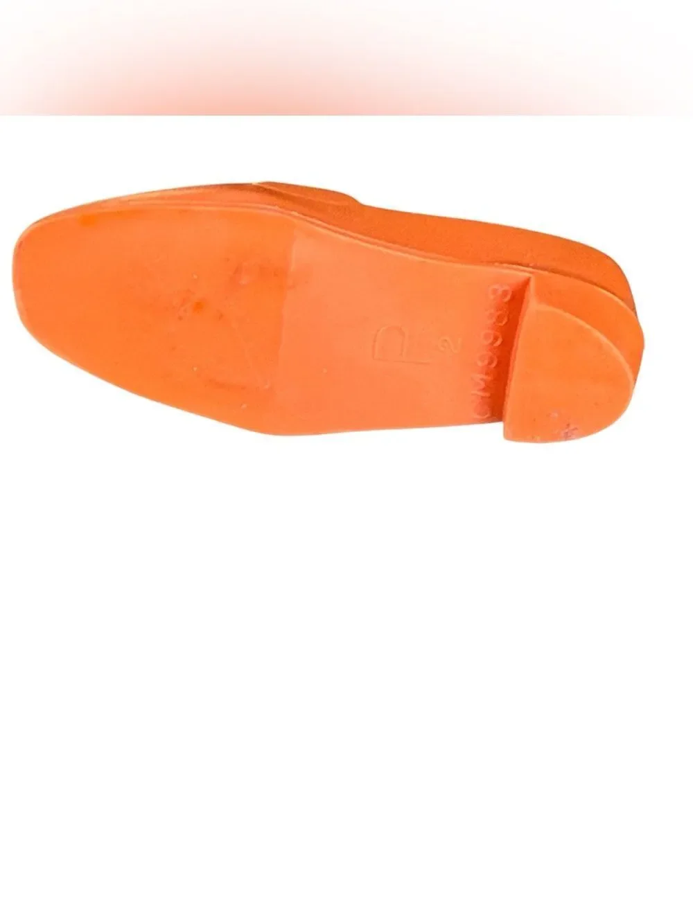 Vintage Orange Bow Replacement Right Shoe For Ideal Crissy Family Dolls